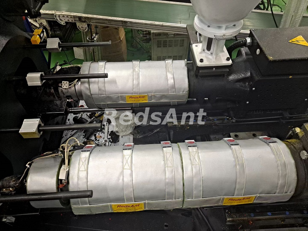 Injection Molding Machine Barrel Cooling System with RedsAnt Aerogel